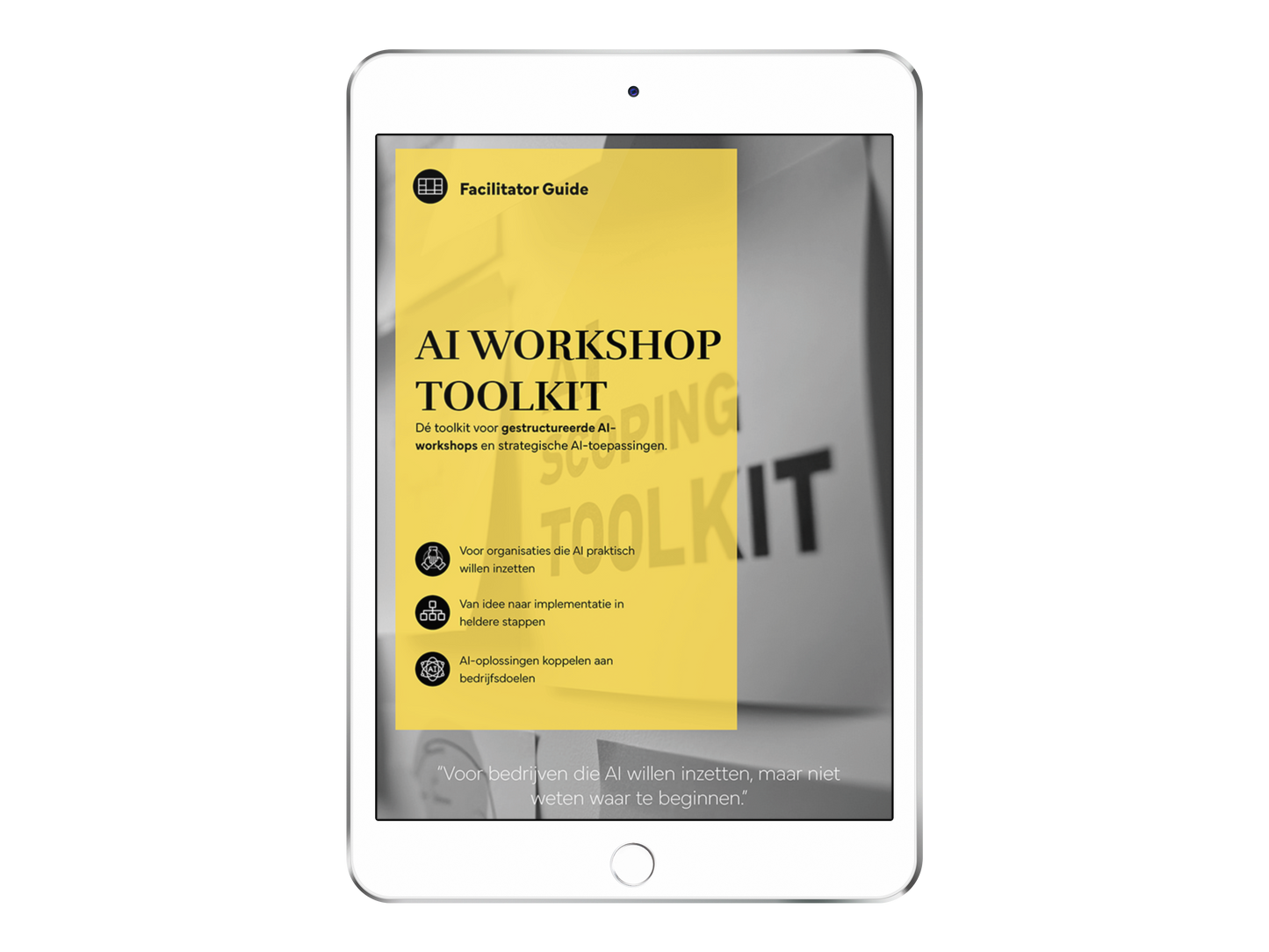 AI Workshop Toolkit - Facilitator Guide (Digitale Versie)